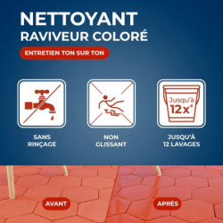 Nettoyant raviveur tomettes et terres cuites Starwax 1 L