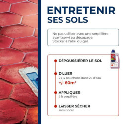 Nettoyant raviveur tomettes et terres cuites Starwax 1 L