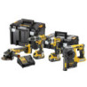 Ensemble de 4 outils Dewalt DCK422P3T-QW Brushless XR 18V avec 3 batteries chargeur coffrets