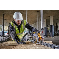 Scie circulaire Dewalt XR Flexvolt 54V Ø190mm - en coffret avec 2 batteries 9Ah et chargeur