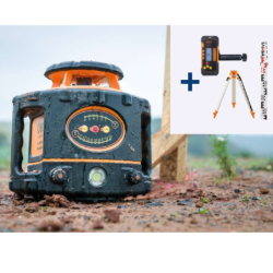 Pack laser rotatif simple pente FL 300HV-G EasyGRADE récepteur FR 50 trépied FS 20 et mire TN 14