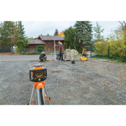 Laser simple pente EasyGrade rotatif FL 300HV-G et récepteur FR 60-MM