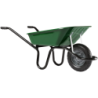 Brouette Haemmerlin Aktiv Premium 100L cuve verte roue gonglée