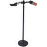 Chauffage infrarouge électrique sur pied S-Plus 3kW - 230 V -199/218 cm avec télécommande