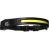 Lampe frontale BX9H rechargeable Arlux 4+2w / 300+100 lm / 6000k / noir / 4h d'autonomie