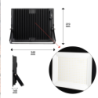 Projecteur LED 200 w Tibelec 220-240 V - 24000 lm - 340 x 270 x 160 mm