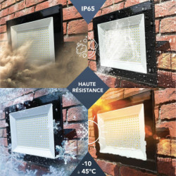 Projecteur LED Tibelec 200 W IP65 – 24 000 lm pour extérieur